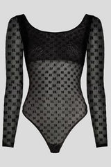 Karl Lagerfeld - Bodystocking - Mesh sort - Monogram mesh