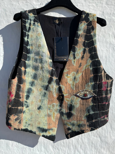 Cofur Accessories Mønstret vest - Kantha - 245 - Cofur