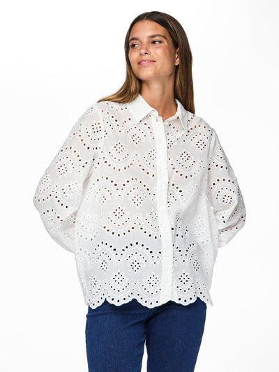 White Lace Shirt - Wild - Pieces