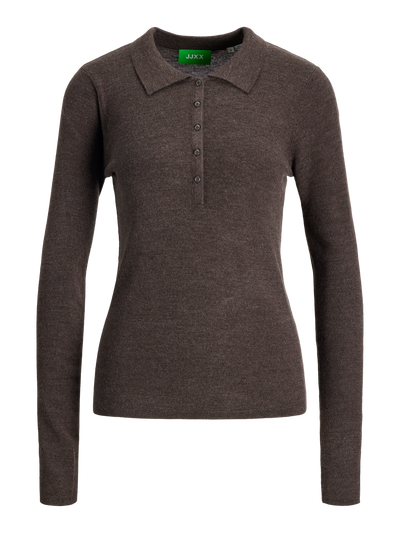 JJXX - Polo Strik - Bracken - Wren Wool Blend