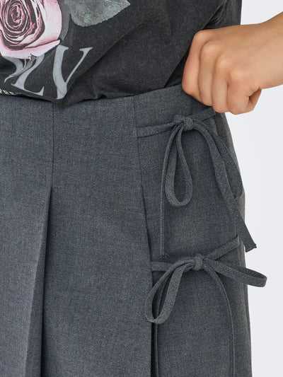 Only - Skort - Grey melange - Melanie