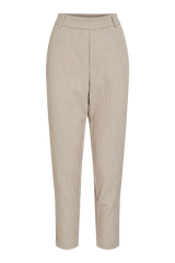 Vila - Trousers - Natural Melange - Vivarone Slim