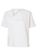 Selected Femme - T-shirt - Hvid - Mila