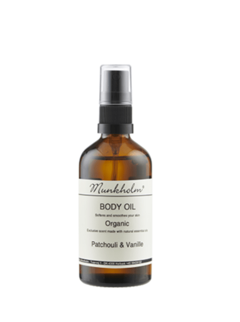 Munkholm Accessories Organic bodyoil - Patchouli &amp; Vanille - 100 ml - Munkholm