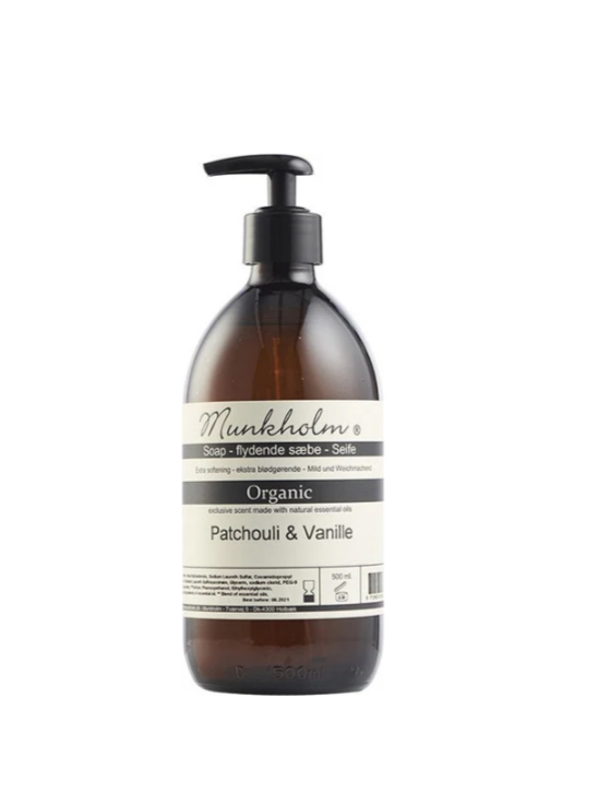 Munkholm Accessories Organic håndsæbe - Patchouli &amp; Vanille - 500 ml - Munkholm