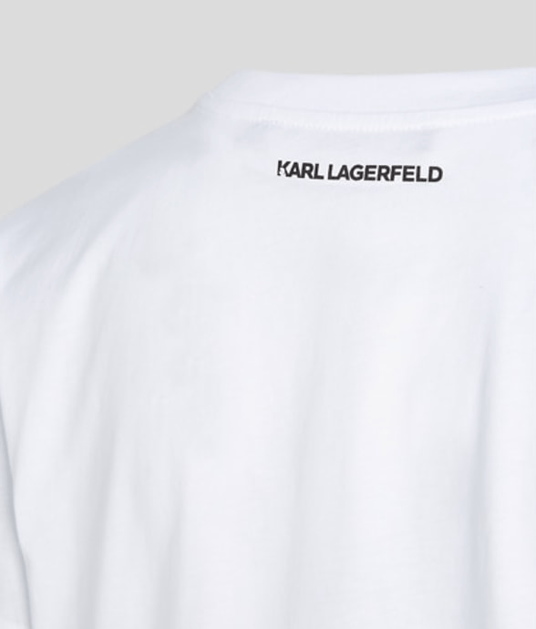 Karl Lagerfeld Overdele Oversize t-shirt - Hvid - Ikonik 2.0 - Karl Lagerfeld