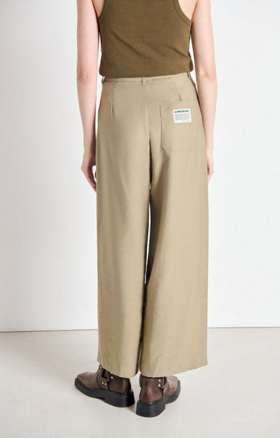 American Vintage - Bukser - Oat - Lanow