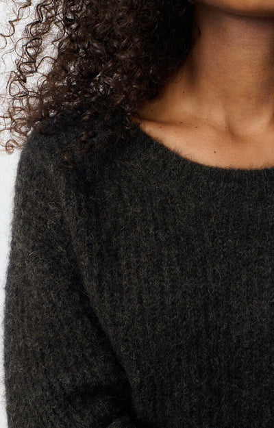 American Vintage - Sweater - Charcoal Melange - East