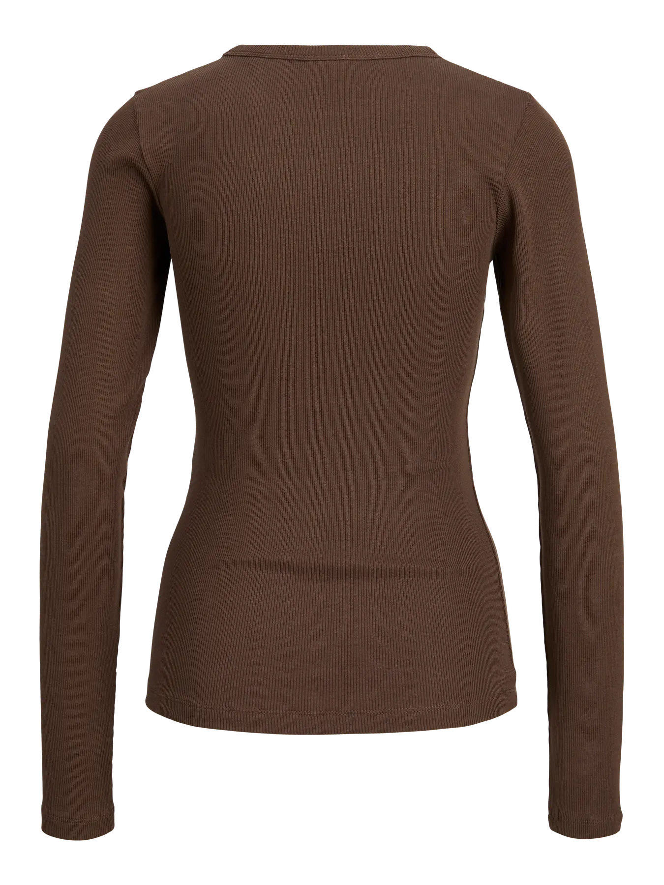 JJXX - Rib langærmet t-shirt - Brun - Freya