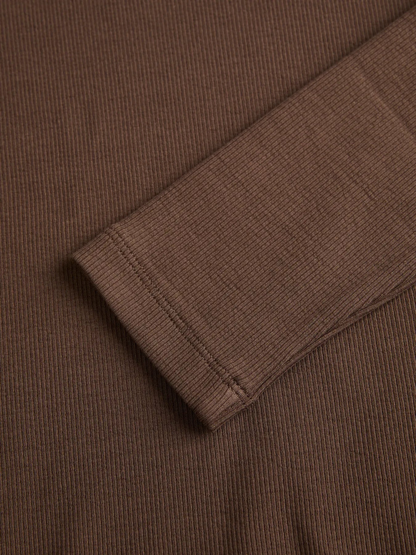 JJXX - Rib langærmet t-shirt - Brun - Freya