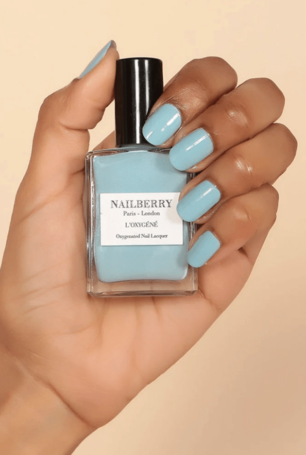 Nailberry beauty Pastel blå neglelak - Charleston - Nailberry sss