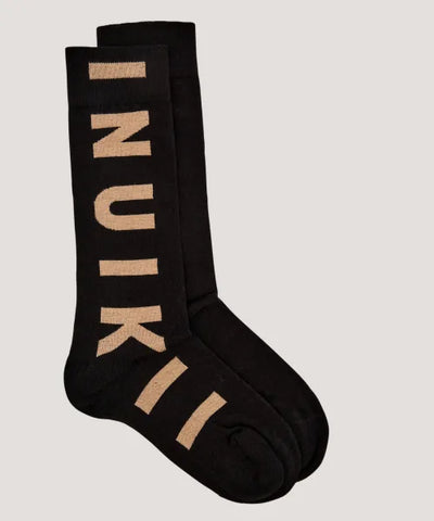 Inuikii - Sokker - Black/Beige - Jacquard - Stilkompagniet.dk