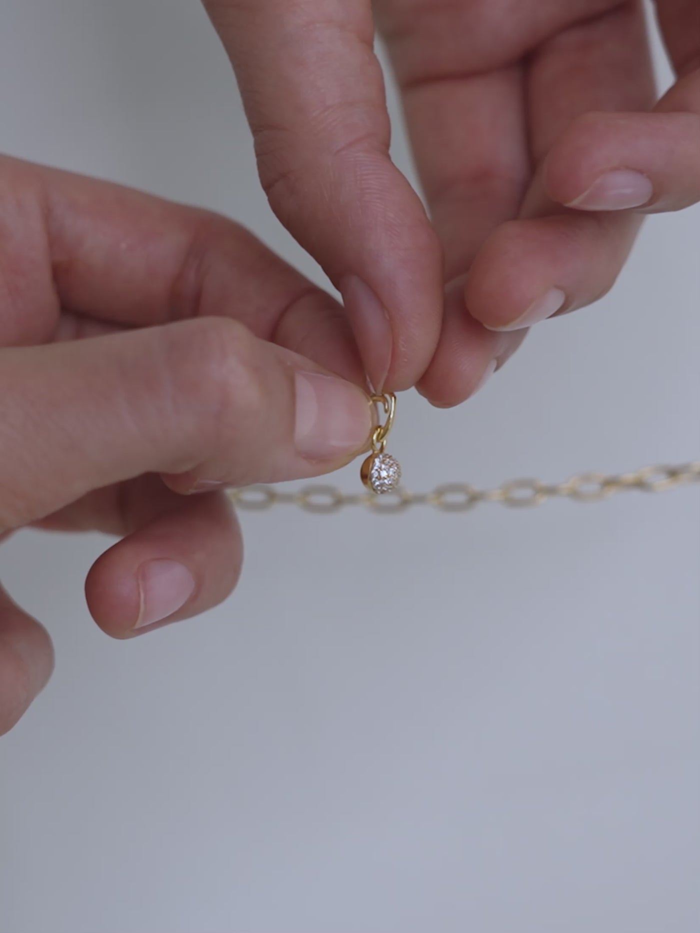Enamel - Charm - Gold - Amore