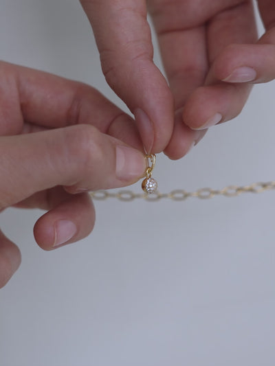 Enamel - Charm - Gold - Amore