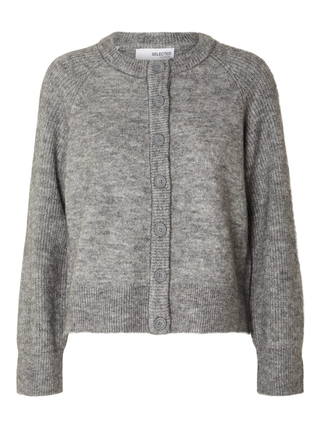 Selected Femme - Cardigan - Gray Melange - Rena