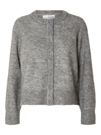 Selected Femme - Cardigan - Gray Melange - Rena