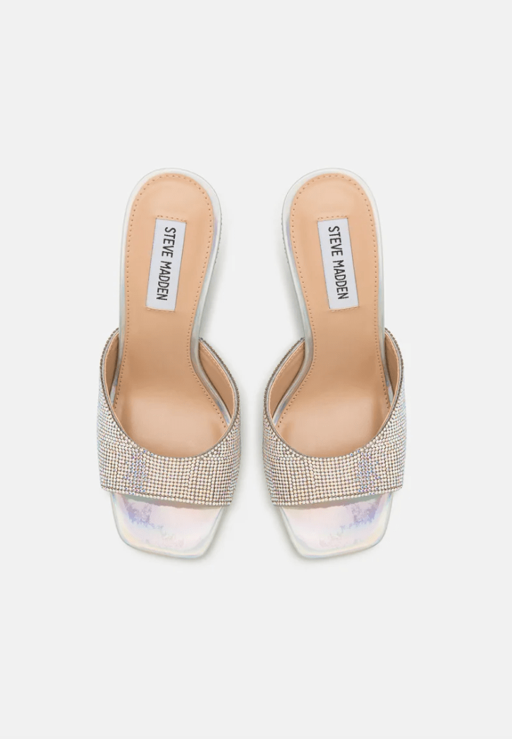 steve madden Sko Rhinestone kilehæl - Sølv - Steve Madden