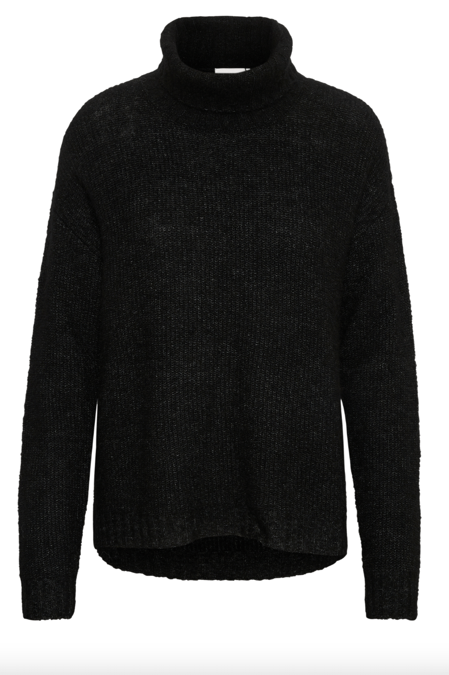 MY ESSENTIAL WARDROPE strik Rollneck strik - Black - 11 The knit rollneck - MY ESSENTIAL WARDROPE