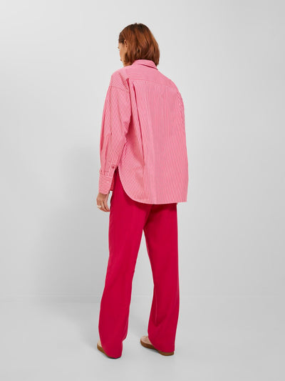 JJXX - Shirt - Cerise Stripes Pink - Jamie