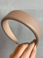 Sassy Copenhagen - Smooth Leather Hair Clips - Beige