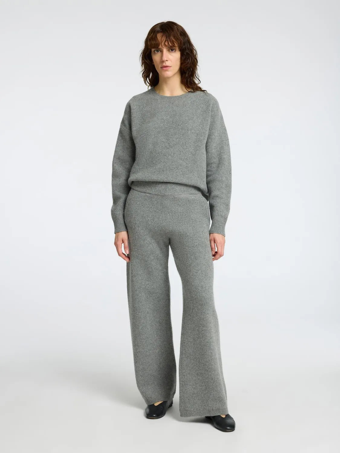 Selected femme - Trousers - Gray wool - Nukki 