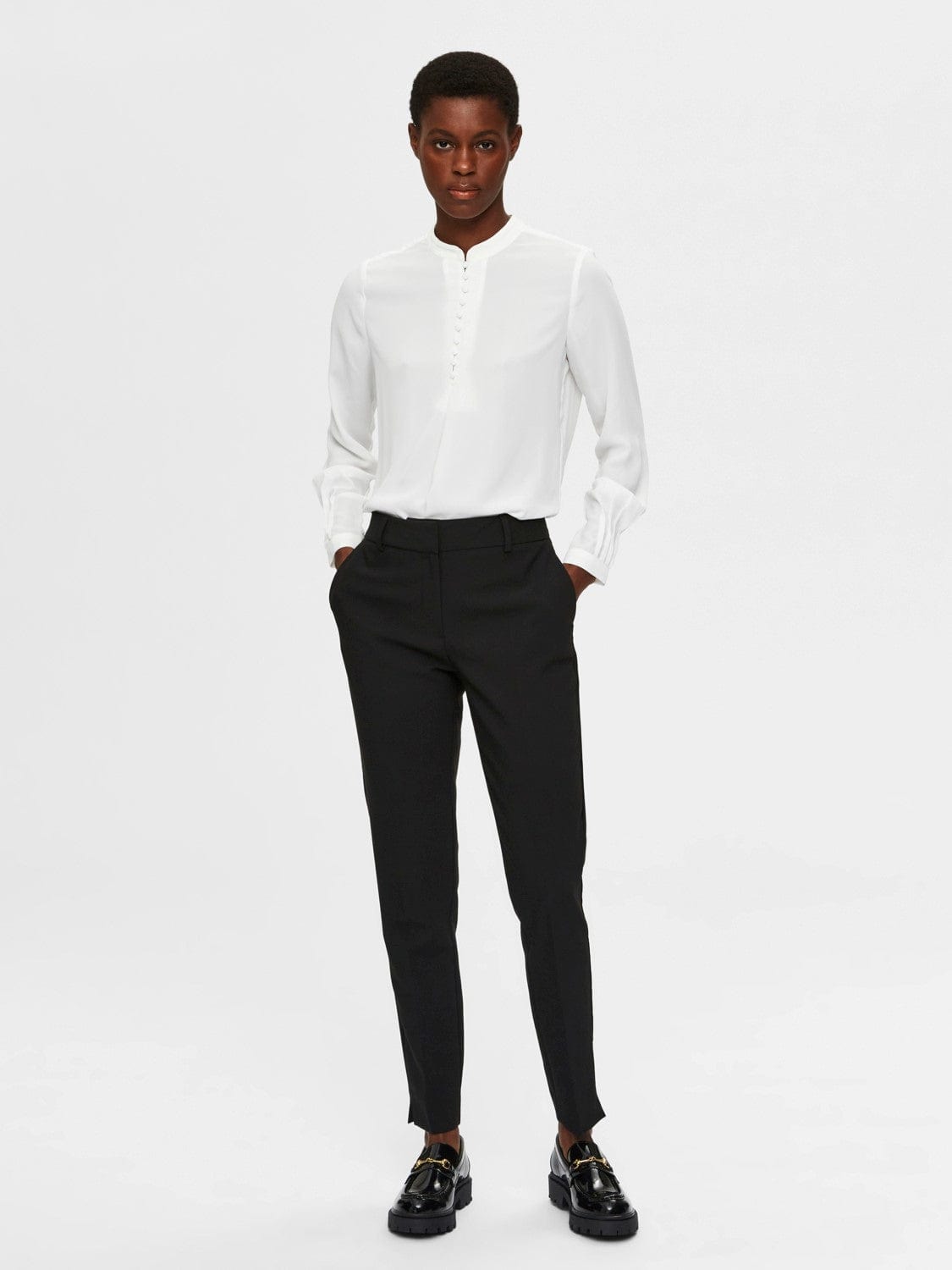 Selected Femme bukser Selected femme - Rita MW Slim pant Sorte bukser