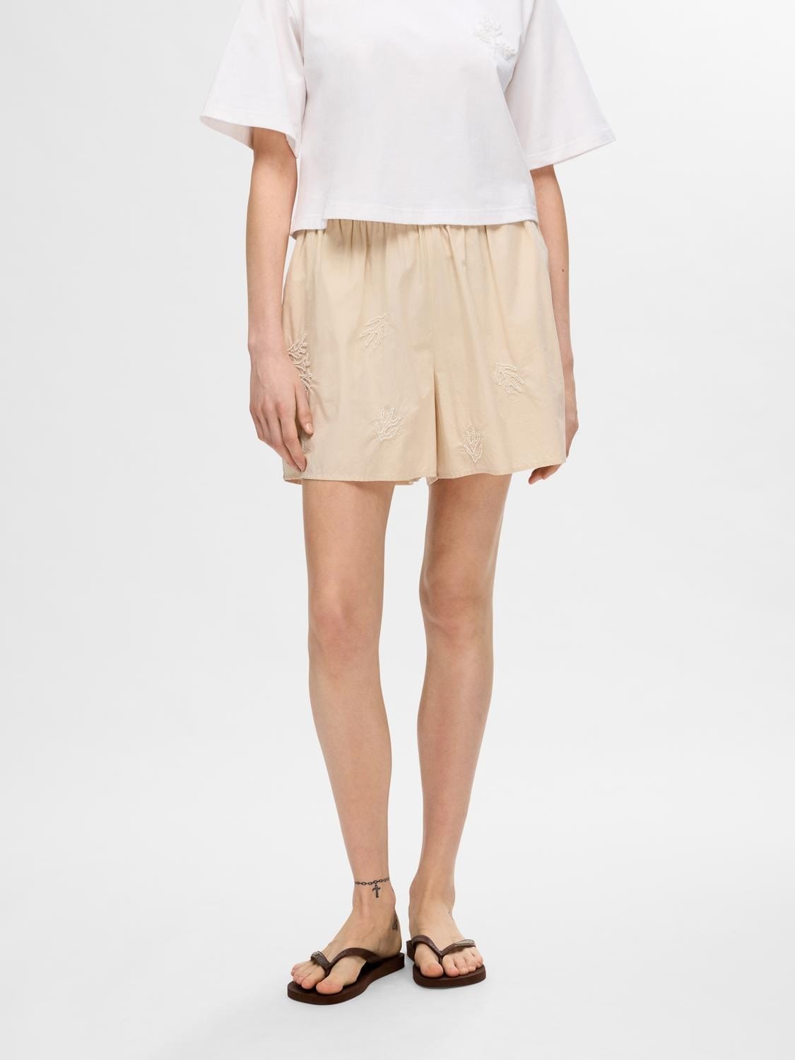 Selected Femme Underdele Shorts - Beige - Melli - Selected femme