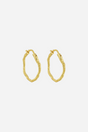 Andcopenhagen Jewelry - Hoop earrings - 18 karat gold-plated brass - Sicca small