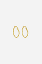 Andcopenhagen Jewelry - Hoop earrings - 18 karat gold-plated brass - Sicca small