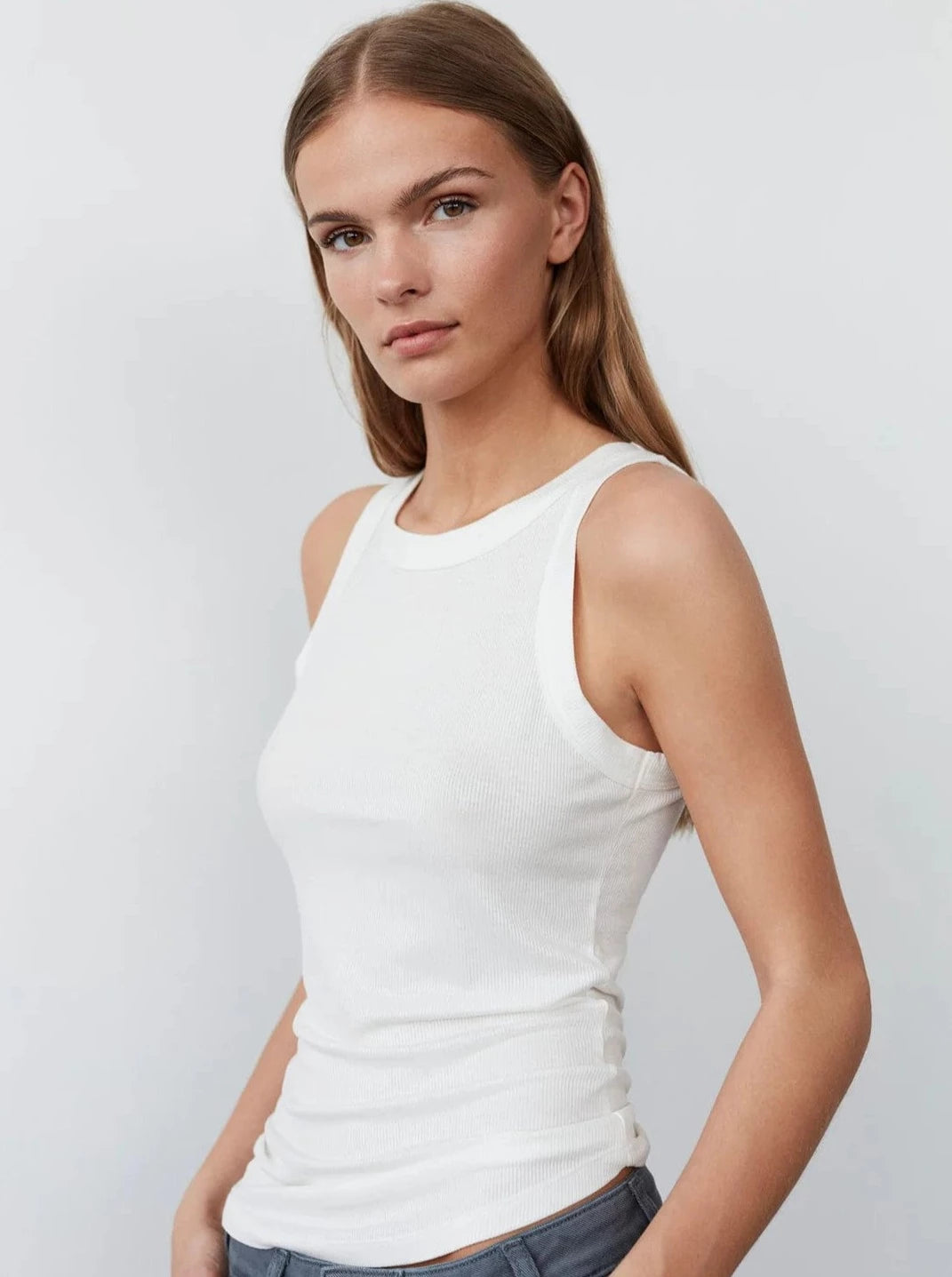 Sofie Schnoor Overdele Sofie Schnoor - SNOS215 Rib Top - Hvid