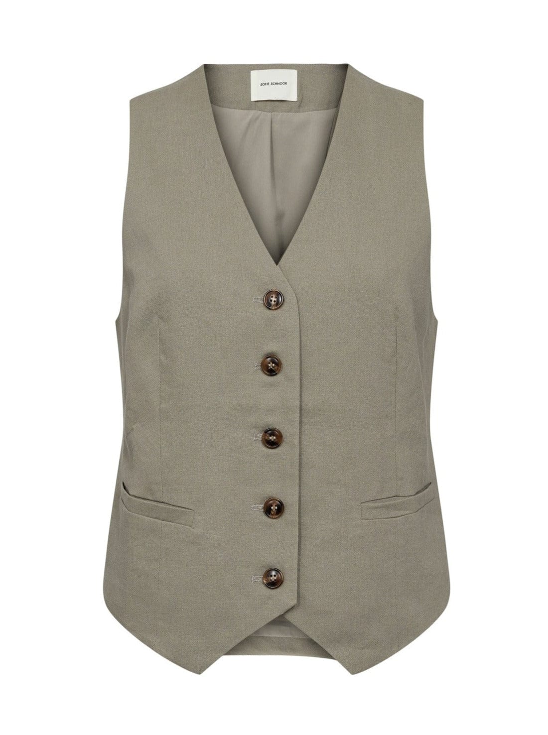 Sofie Schnoor Overdele Sofie Schnoor - SNOS522 Vest - Khaki Army