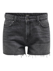 Sort Denim Shorts - Jaci Sort - Only