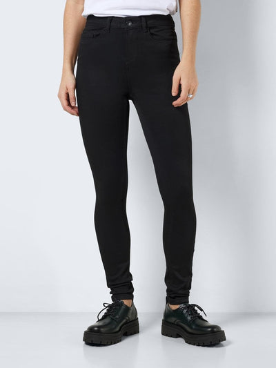 Noisy May Underdele Sort Skinny High Waist Jeans - Callie - Noisy May