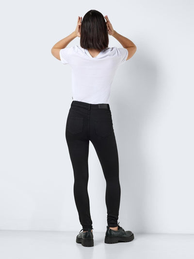 Noisy May Underdele Sort Skinny High Waist Jeans - Callie - Noisy May