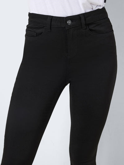 Noisy May Underdele Sort Skinny High Waist Jeans - Callie - Noisy May