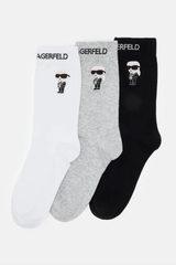 Strømper - IKONIK 2.0 SOCKS 3 PACK - Karl Lagerfeld