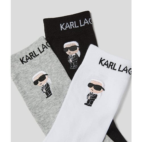 Karl Lagerfeld strømper Strømper - IKONIK 2.0 SOCKS 3 PACK - Karl lagerfeld