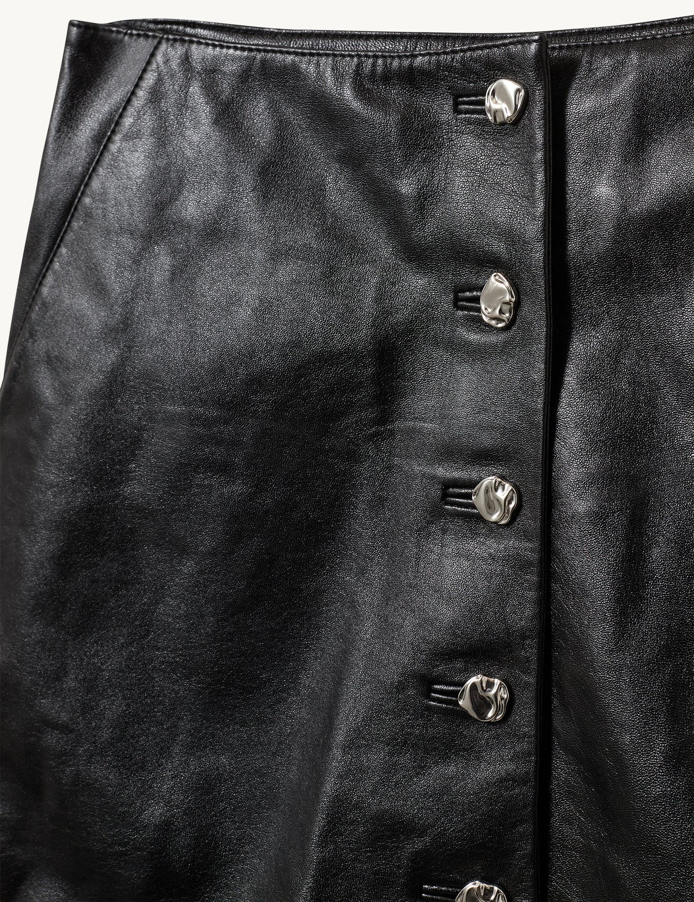 The Garment - Nederdel - Sort - Soho Mini Button Skirt