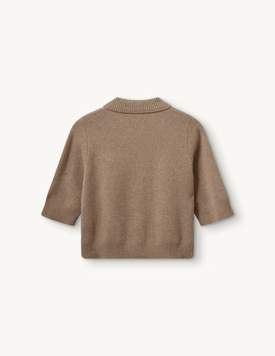 The Garment - Cardigan - Brun - Como Cropped Cardigan