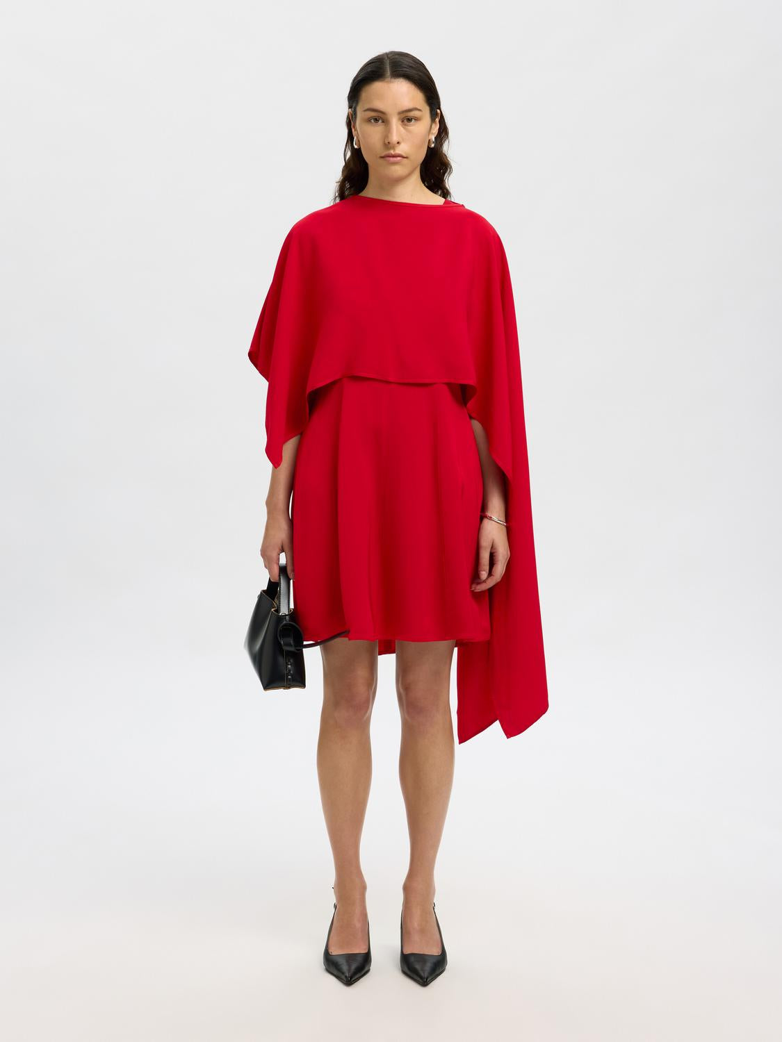 Selected Femme - Dress - Red - Leonore