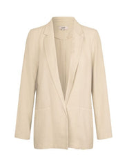 Viskose Blazer - Beige - Delian - MbyM