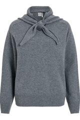 Rouge Edit - Striktrøje - Dark Grey Melange - Kate
