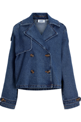 JJXX - Denim jacket - Short blue trench coat - Carlie