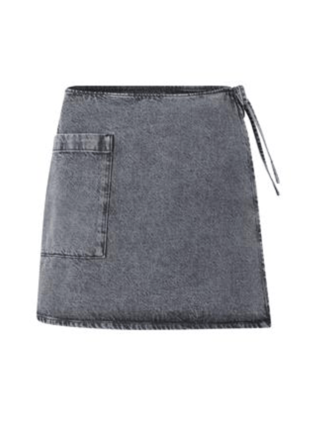 Global Funk Underdele Wrap nederdel - Black denim - Caja-g - Gobal funk