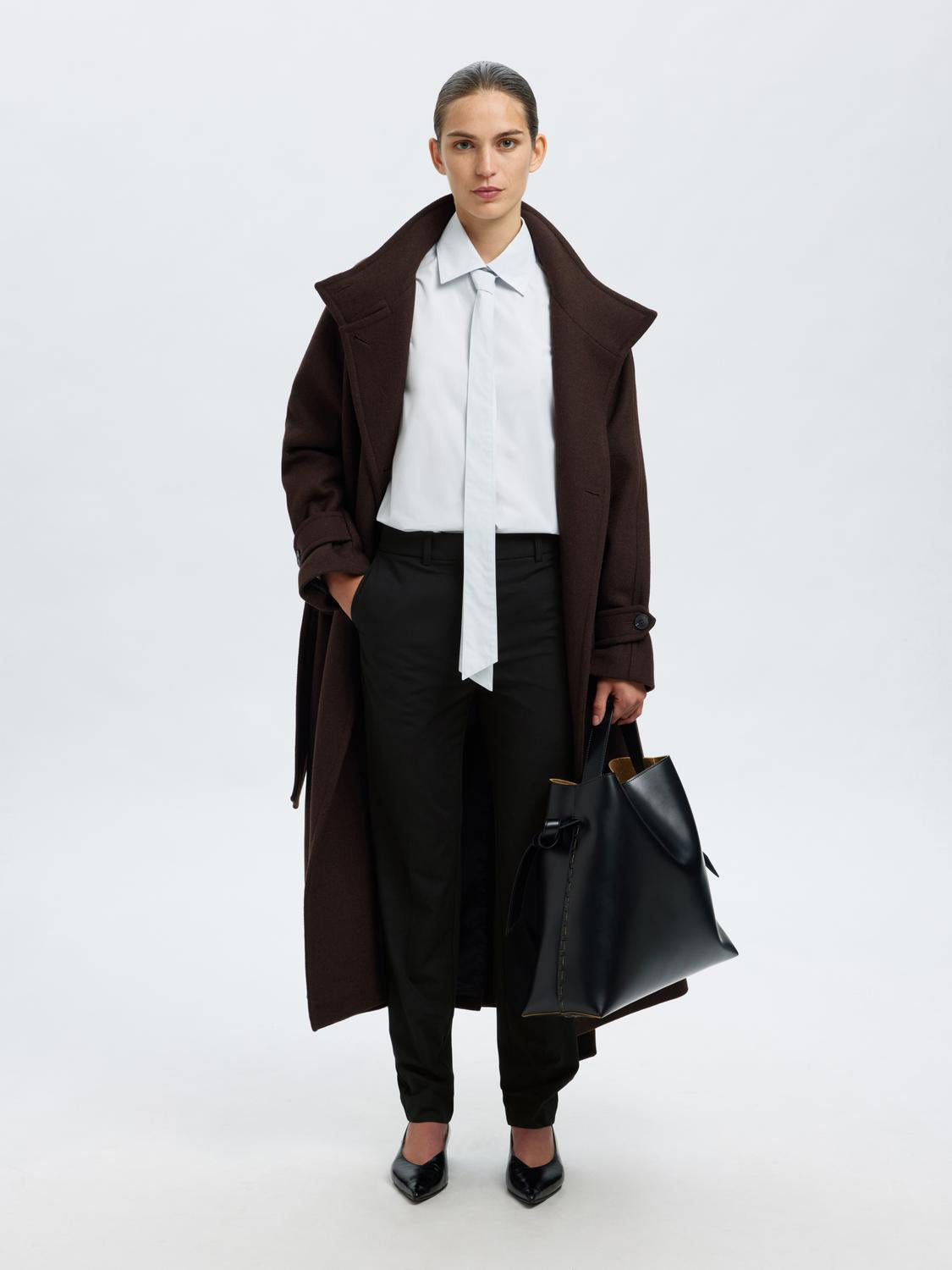 Selected Femme - Pants - Black - Aila Tapered