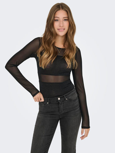 Only - Bodystocking - Black - Esther